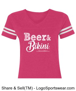 Women's Shirt Beer and Bikini Design Zoom