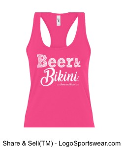 Women's Tank Beer and Bikini Design Zoom
